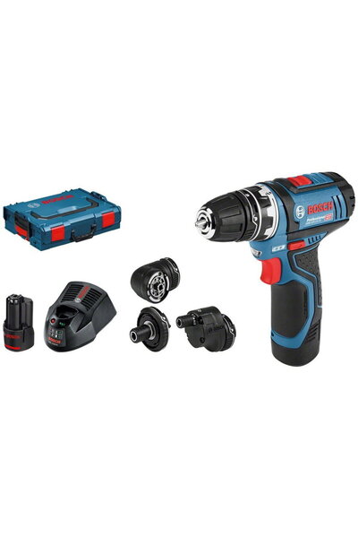 Bosch Mașină de găurit cu acumulator profesională GSR 12V-15 FC Flexiclick + ...
