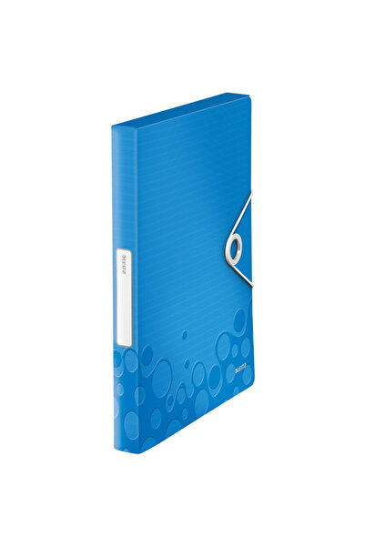 Leitz Wow Jumbo folder, PP, 30mm - metallic blue