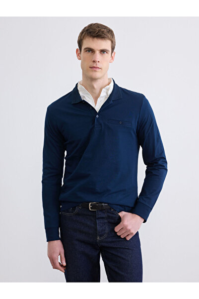 LC Waikiki Ανδρικό μακρυμάνικο μπλουζάκι Özmarka New Season Polo Collar