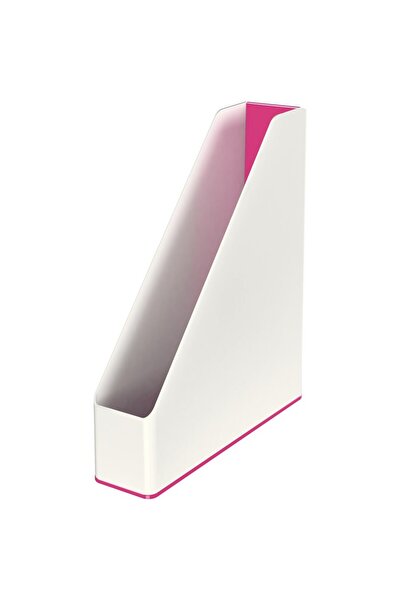 Leitz Suport vertical WOW, pentru documente, PS, A4, culori duale, alb-roz