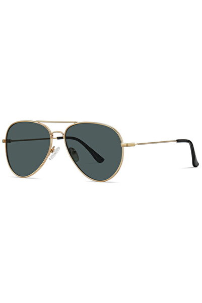 Techsuit Unisex Sunglasses - Polarized (3025) - Gold / Green