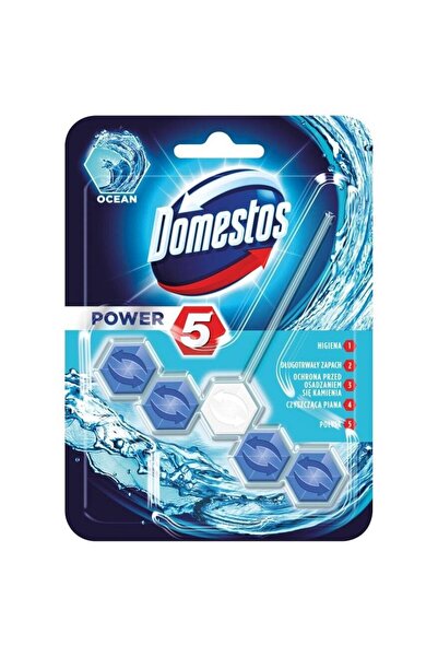 Domestos Power 5 Μπλοκ Τουαλέτας Ocean 55γρ.