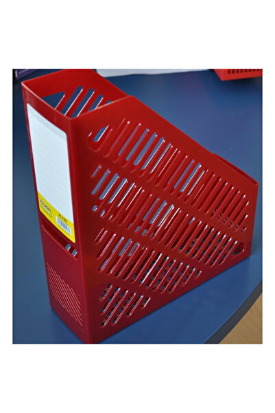 Kejea Suport vertical plastic pentru cataloage, 75mm, - rosu