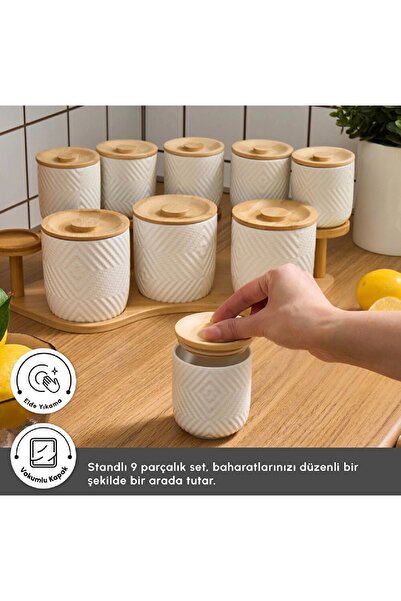 shop Karaca Estoda 10 Parça Standlı Baharat Takımı