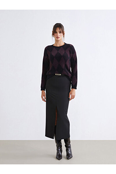 LC Waikiki Zippered Slit Skirt