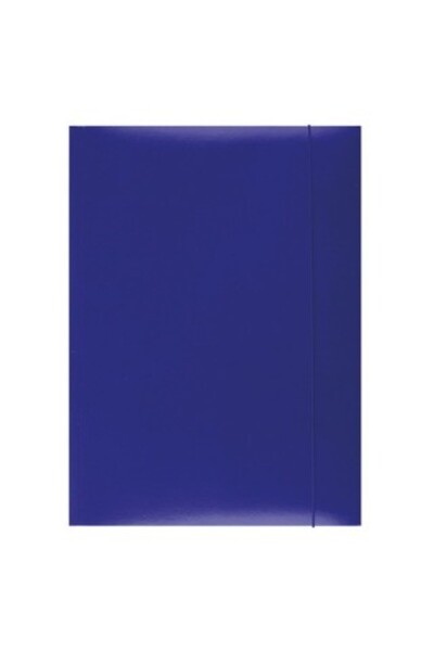 OFFICE products Mapa din carton plastifiat cu elastic, 300gsm, - albastru