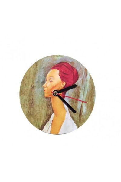 Generic Ceas de perete fara rama REDHEAD, diametru 12,5 cm x 0.5 cm, suport m...