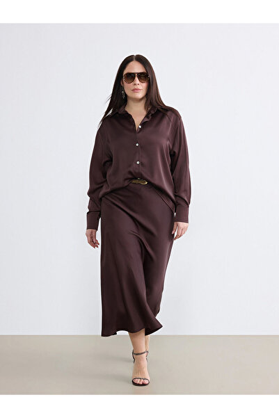 LC Waikiki I Plus Size A-Line Skirt with Waist Cord from Freezen Store