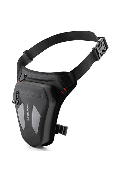 ROCKBROS Geantă de motocicletă pentru picior, coapsă, talie, umăr - Neagră