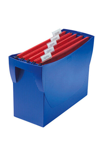 HAN Suport plastic pentru 20 dosare suspendabile, Swing - albastru