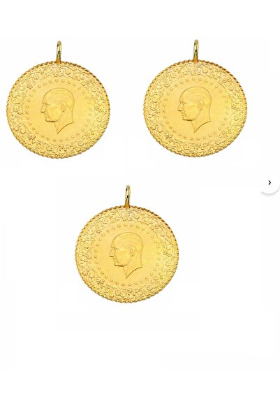 HER ŞEY NOTA www.herseynota.com 3 Adet Çeyrek Altın Kaplama Kolye Ucu