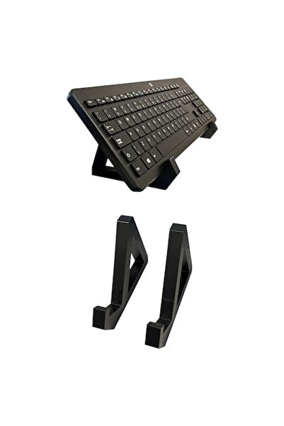 OEM Ergonomic Desk Keyboard Support, Black, Set of 2 Supports