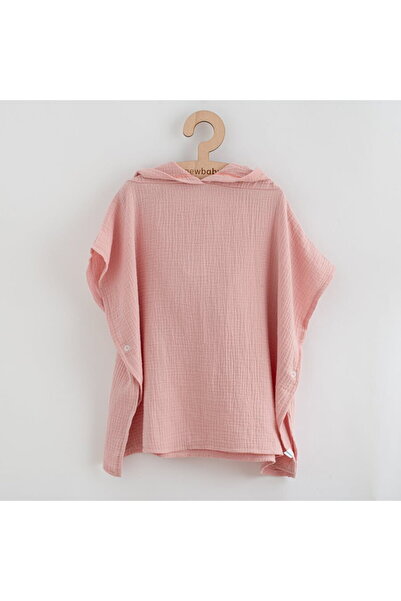 NEW BABY SHOP Poncho din muselină pentru bebeluși New Baby Feeling roz 50 cm,...