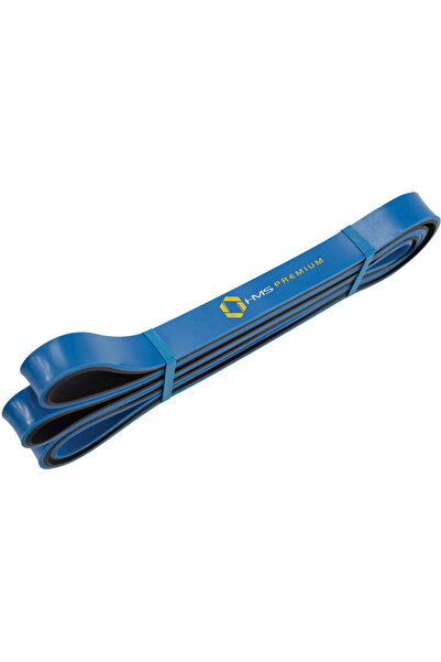 HMS Banda elastica fitness, Cauciuc, 21x5x2250mm, Albastru/Negru