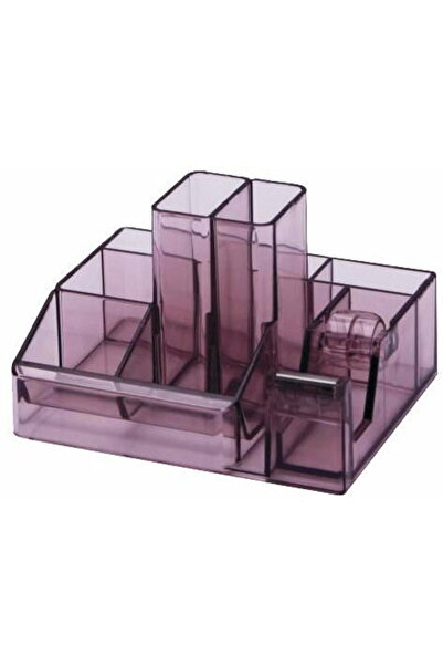 Kejea Suport plastic pentru accesorii de birou, 8 compartimente, 148 x 87mm, ...