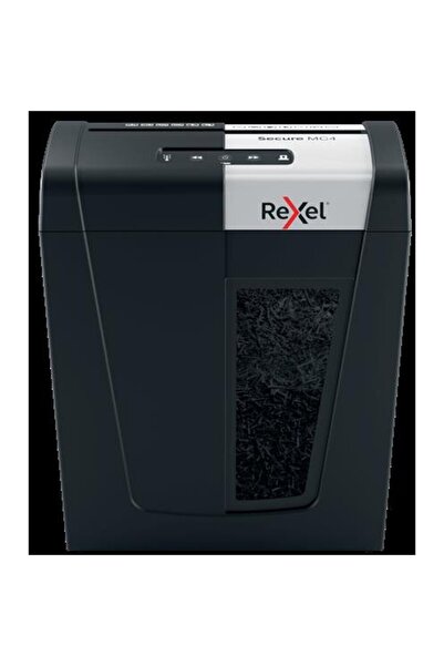 Rexel SECURE MC4, P5, micro-cut (particule), 4 coli, 14l, negru-argintiu