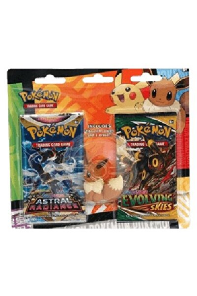 Pokemon Blister cu 2 radiere Eevee Back to School