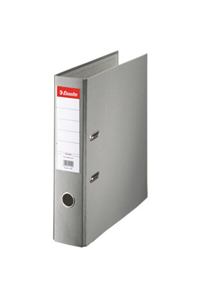 Esselte A4 file, PP laminated, metal edge, 75 mm, Economy - grey
