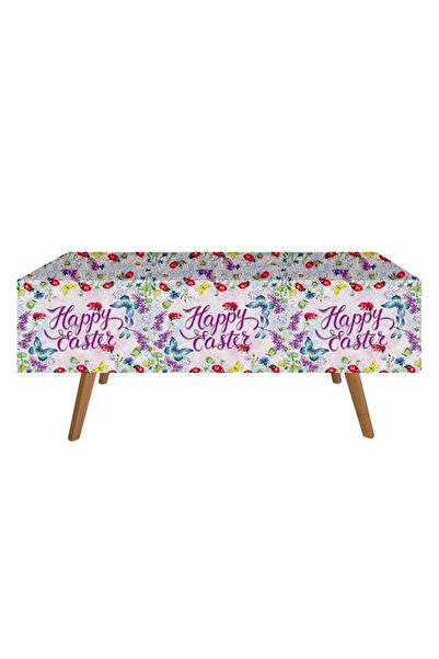 Procos S.A. Πασχαλινό Τραπεζομάντηλο Πασχαλίτσες Λουλούδια Καλό Πάσχα 180x120