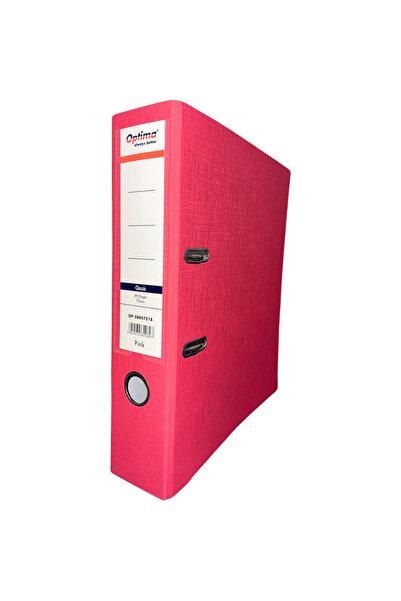 Optima Biblioraft A4, plastifiat PP/paper, margine metalica, 75 mm, Classic -...