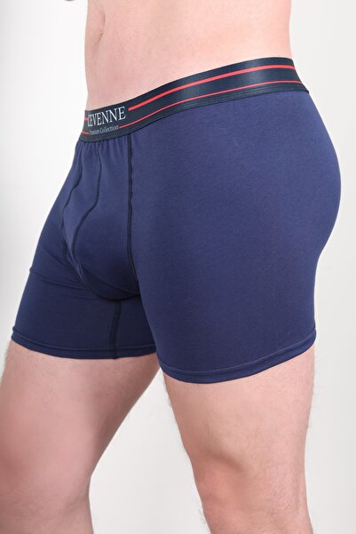 CEVENNE 3 LÜ ERKEK BOXER NAVAY & RED SERİSİ | PREMIUM COLLECTION