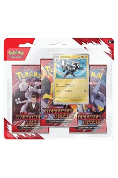 Pokemon Rivali Destinați: Zebstrika Blister Pachet de 3