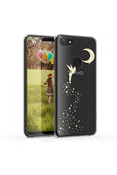 KWmobile Case for Vivo Y81, Silicone, Gold, 47262.01