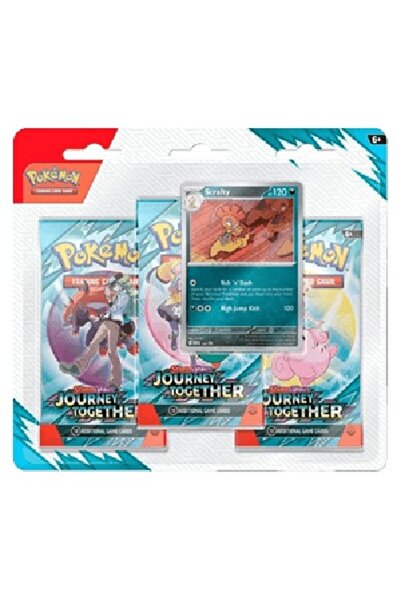 Pokemon Călătorie împreună: Blister Scrafty, pachet de 3