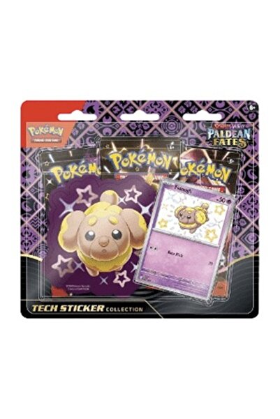 Pokemon Paldean Fates: Colecția de autocolante Fidough Tech