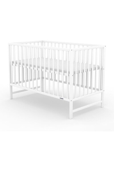 NEW BABY SHOP Pătuț New Baby BASIC alb