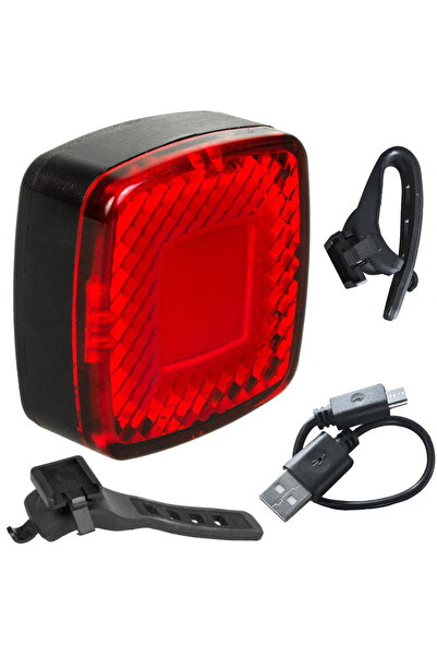 Maclean LampДѓ LED , LampДѓ spate bicicletДѓ, Senzor crepuscul, USB AUTO STOP...