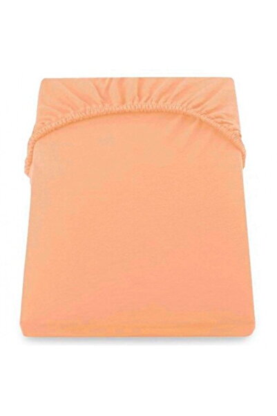 Mally Home Cearceaf De Pat Cu Elastic 160*200+25 Cm Yuny – 100%Bbc - Orange