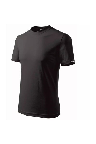 DEDRA EXIM Tricou pentru barbati XL, negru, 100% bumbac