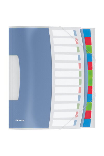 Esselte Mapa cu separatoare VIVIDA, 12 separatoare, PP, diverse culori