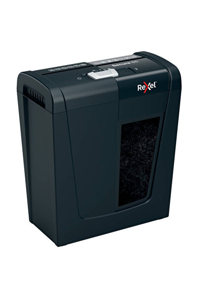 Rexel Secure S5 5 coli P2 strip-cut 10L Negru