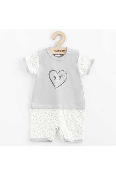 NEW BABY SHOP Salopă de vară pentru bebeluși din bumbac New Baby Hearts, mări...