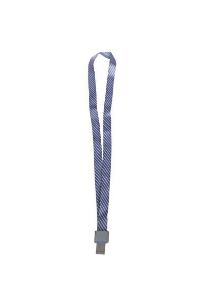 Kejea Lanyard textil, 15mm latime,clip metal, - gri