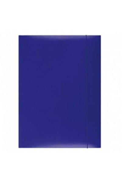 OFFICE products Mapa din carton plastifiat cu elastic, 350gsm, - albastru