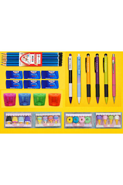 W-Design Set od 44 komada: svestrana olovka + koralna olovka + šiljilo + set ...