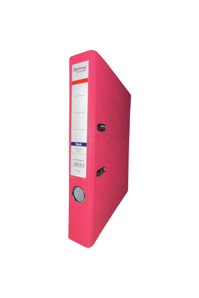 Optima Biblioraft A4, plastifiat PP/paper, margine metalica, 50 mm, Classic -...