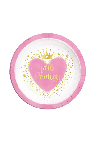 Procos Set de 8 farfurii My Little Princess, 23 cm, roz