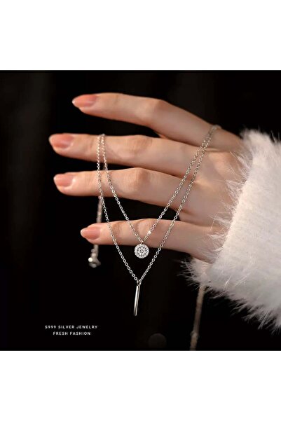 Generic قلادة ثنائية البريق