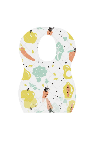 STAR BABiES Fruits Print Disposable Bibs - 30 Pieces