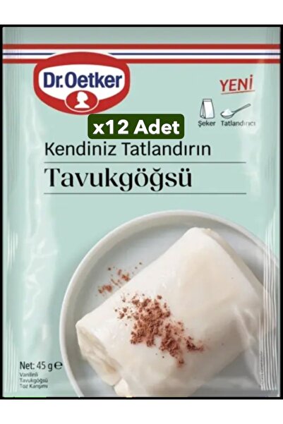Dr. Oetker x12 Adet Kendiniz Tatlandırın Tavukgöğsü 45gr