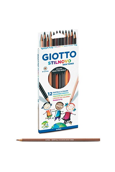 Giotto Colored pencils, skin tone colors, 12pcs/box, Stilnovo