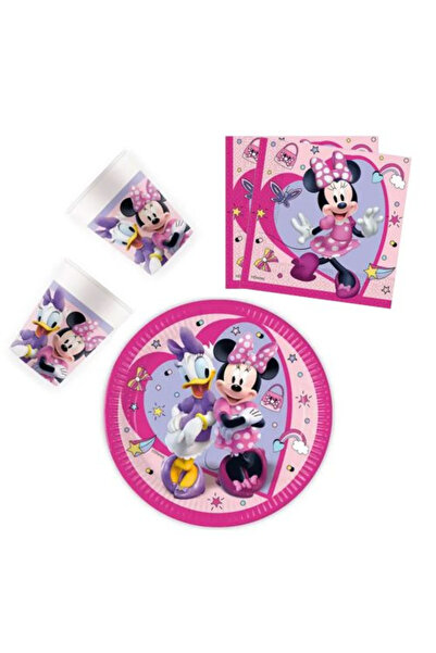 Minnie Mouse 36-piece set for children's parties, Minnie Junior 33x33 Pink