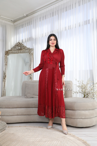 Warazan Dress with rose inserts