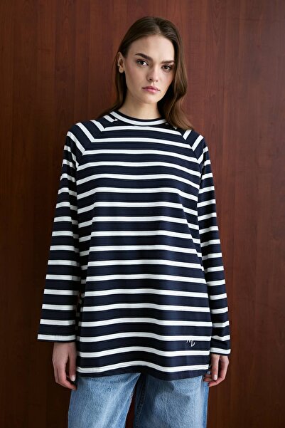 mavi limon Reglan Kol Basic Sweatshirt