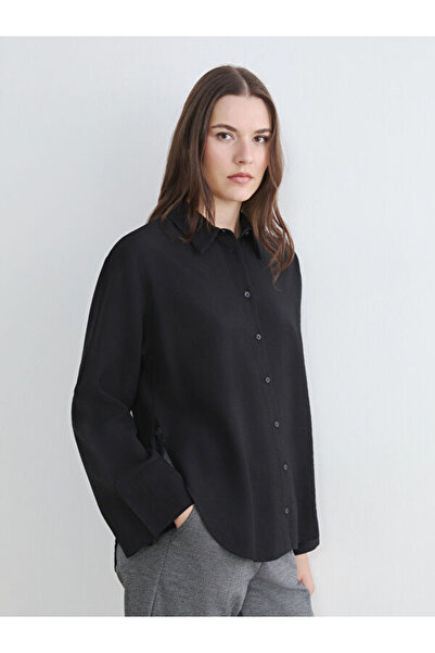 LC Waikiki Rmz Gi̇yi̇m Farkiyla Women's Shirt with Tie Detail