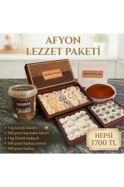 ŞEKER PALAS AFYON Afyon Lezzet Paketi 5 ürün